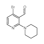 4-溴-2-(1-哌啶基)-3-吡啶羧醛