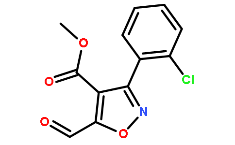 3-(2-氯苯基)-5-甲酰基异噁唑-4-羧酸甲酯