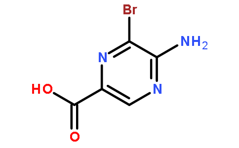 2-氨基-3-溴吡嗪-5-羧酸