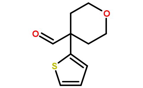 4-噻吩-2-四氢吡喃-4-甲醛