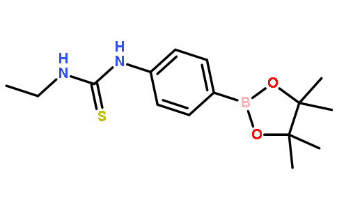 1-乙基-3-(4-(4,4,5,5-四甲基-1,3,2-二噁硼烷-2-基)苯基)硫脲
