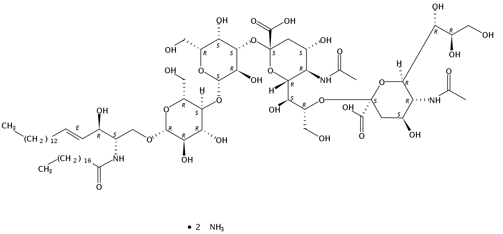 G<SUB>D3</SUB> Ganglioside (Milk, Bovine-Ammonium Salt)