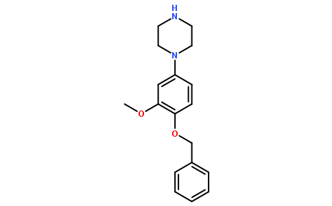 1-(4-苄氧基-3-甲氧基苯基)-哌嗪