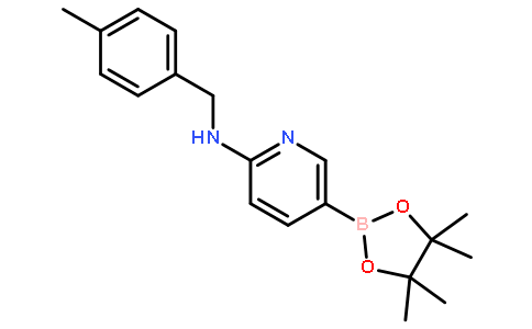 6-(4-甲基苄氨基)吡啶-3-硼酸频哪醇酯