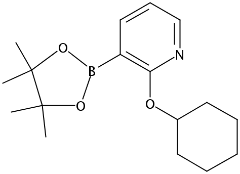2-(环己氧基)-3-(4,4,5,5-四甲基-1,3,2-二杂氧戊硼烷-2-基)吡啶