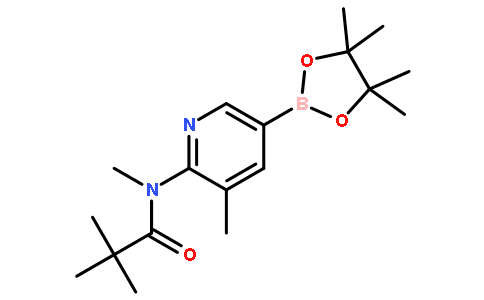 6-(N,2,2,2-四甲基乙酰氨基)-5-甲基吡啶-3-硼酸频哪醇酯