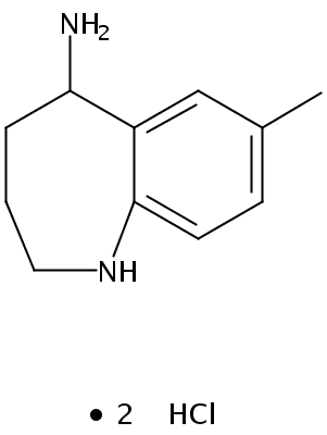 7-甲基-2,3,4,5-四氢苯并[b]氮杂卓-5-胺二盐酸盐