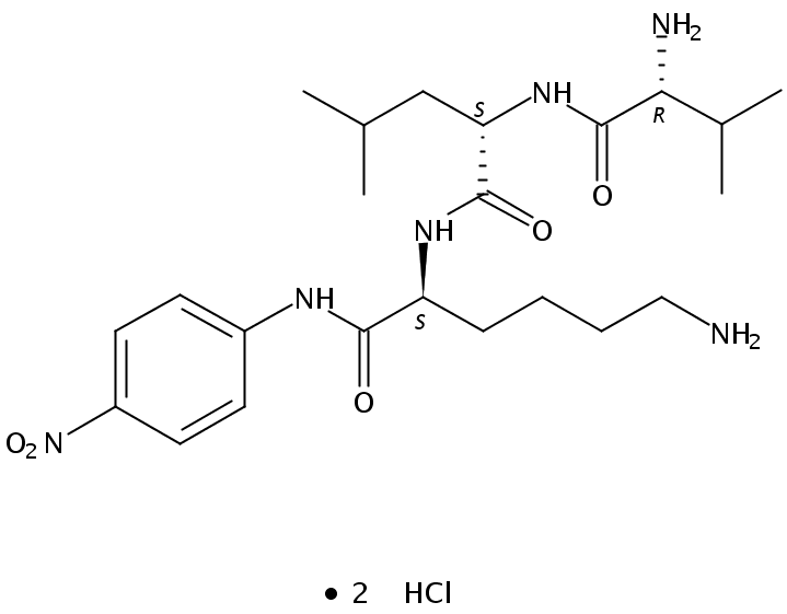 D-缬氨酰-L-亮氨酰-L-赖氨酰-对-硝基苯胺二盐酸盐
