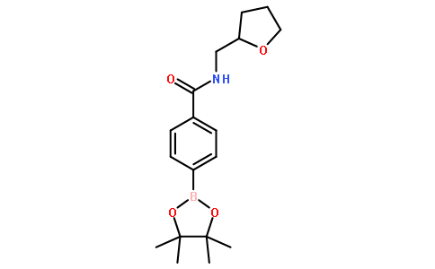 4-(2-四氢呋喃甲氨基羰基)苯硼酸频哪酯