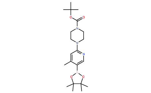 2-(4-Boc-哌嗪-1-基)-4-甲基吡啶-5-硼酸频那醇酯