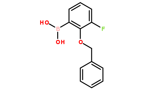 2-苄氧基-3-氟苯硼酸