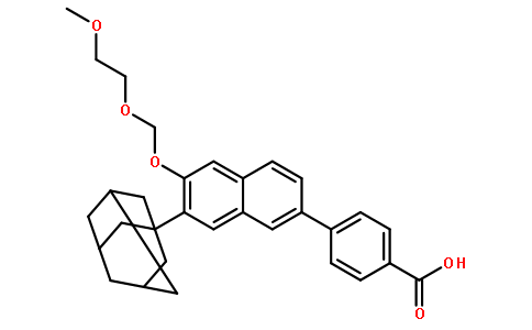 4-[7-(1-ADAMANTYL)-6-(2-METHOXYETHOXYMETHOXY)NAPHTHALEN-2-YL]BENZOIC ACID