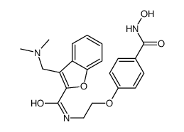 3-[(二甲基氨基)甲基]-n-[2-[4-[(羟基氨基)羰基]苯氧基]乙基]-2-苯并呋喃羧酰胺