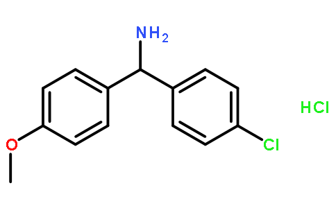 1-(4-氯苯基)-1-(4-甲氧基苯基)甲胺盐酸盐