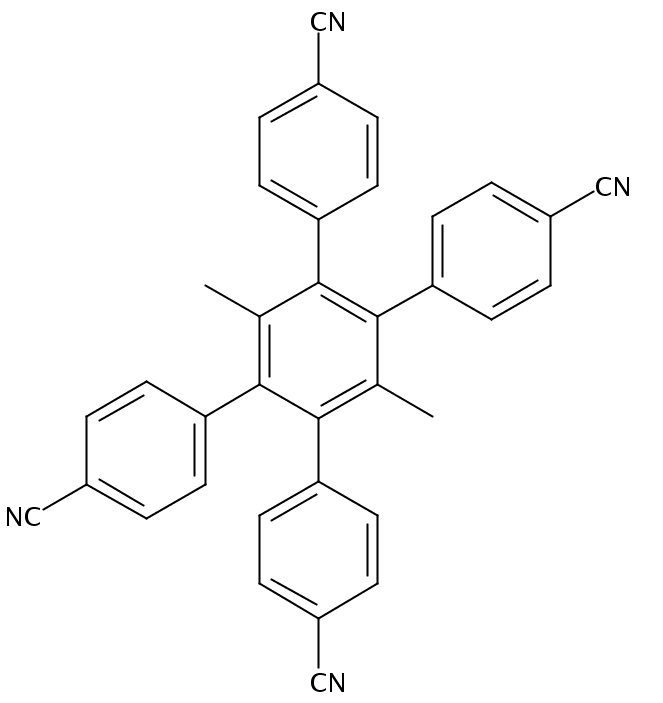 1,4-二甲基-2,3,5,6-四（4-氰基苯基）苯