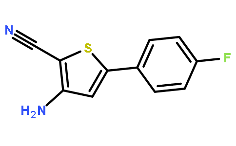 3-氨基-5-(4-氟苯基)噻吩-2-甲腈