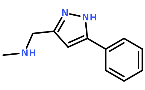 甲基-(5-苯基-1H-吡唑-3-甲基)胺