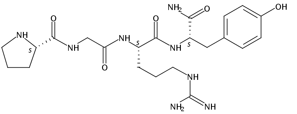 H-PRO-GLY-ARG-TYR-NH2