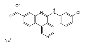 sodium,5-(3-chloroanilino)benzo[c][2,6]naphthyridine-8-carboxylate