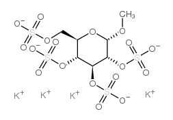 甲基 Α-D-吡喃葡萄糖苷 2,3,4,6 - 四硫酸钾盐