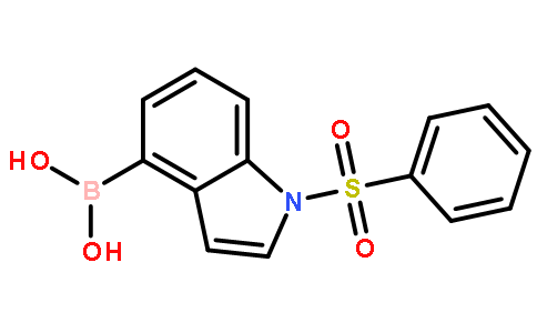 1-苯磺酰基-1H-吲哚-4-硼酸