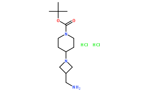 4-(3-氨基甲基-氮杂啶-1-基)-哌啶-1-羧酸叔丁酯双盐酸盐