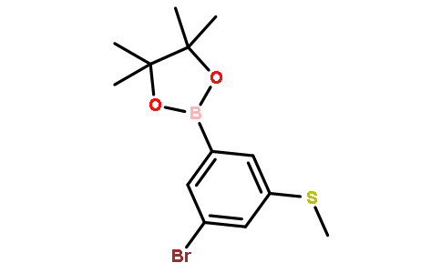 3-溴-5-甲基硫代苯硼酸频那醇酯
