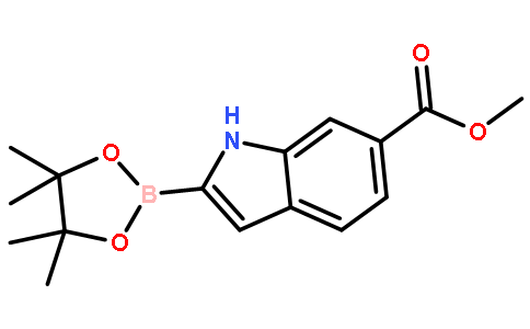 6-甲氧基羰基吲哚-2-硼酸频那醇酯
