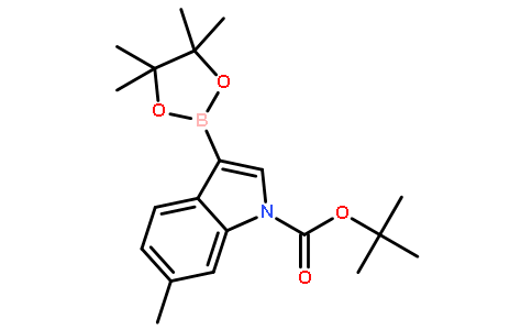 1-BOC-6-甲基吲哚-3-硼酸频那醇酯