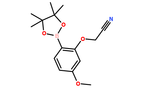 (2-氰基甲氧基)-4-甲氧基苯硼酸频那醇酯