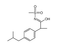 (2R)-2-[4-(2-methylpropyl)phenyl]-N-methylsulfonylpropanamide