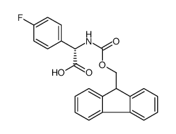 Benzeneacetic acid, α-[[(9H-fluoren-9-ylmethoxy)carbonyl]amino]-4-fluoro-, (αS)