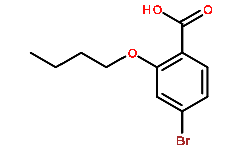 4-溴-2-丁氧基苯甲酸
