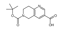 6-[(2-methylpropan-2-yl)oxycarbonyl]-7,8-dihydro-5H-1,6-naphthyridine-3-carboxylic acid