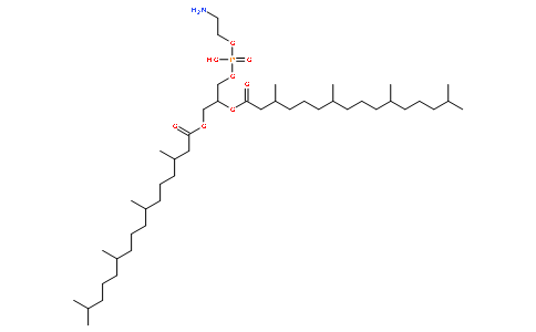 (2R)-3-{[(2-Aminoethoxy)(hydroxy)phosphoryl]oxy}-2-[(3,7,11,15-te tramethylhexadecanoyl)oxy]propyl 3,7,11,15-tetramethylhexadecanoa te
