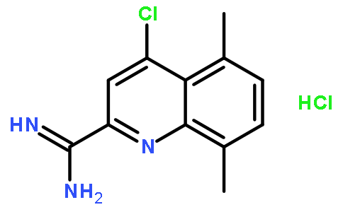 4-氯-5,8-二甲基喹啉-2-羧酰胺盐酸盐
