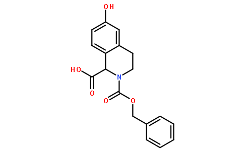 2-Cbz-6-羟基-1,2,3,4-四氢-异喹啉-1-羧酸