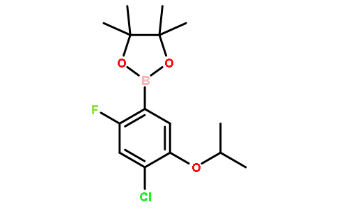 2-(4-氯-2-氟-5-异丙氧基苯基)-4,4,5,5-四甲基-1,3,2-二噁硼烷