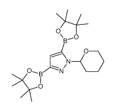 1-(四氢-2H-吡喃-2-基)-1H-吡唑-3,5-二硼酸频那醇酯