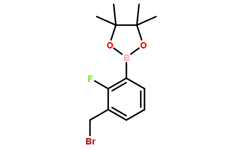 3-溴甲基-2-氟苯硼酸频那醇酯