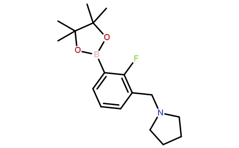 2-氟-3-吡咯烷o甲基苯硼酸频那醇酯