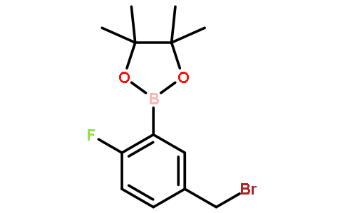 5-(溴甲基)-2-氟苯硼酸频那醇酯