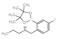 2-(丙基氨基甲基)-5-氟苯硼酸频那醇酯