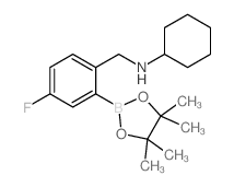 2-(环己基氨基甲基)-5-氟苯硼酸频那醇酯