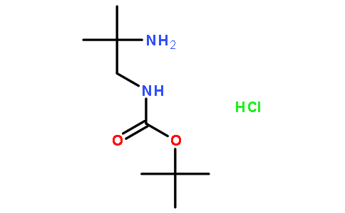 1-N-叔丁氧羰基-2-甲基-1,2-丙二胺盐酸盐