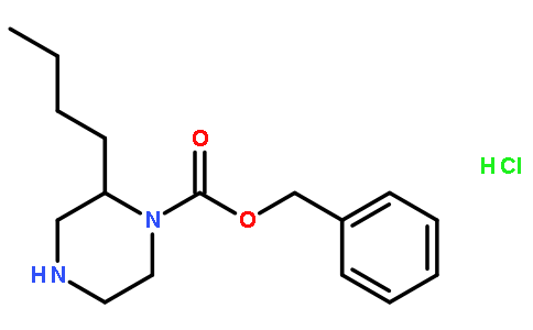2-丁基-1-哌嗪羧酸苯基甲酯盐酸盐