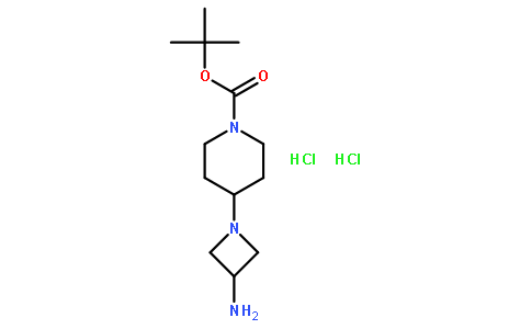 4-(3-氨基-1-氮杂啶)-1-哌啶羧酸 1,1-二甲基乙酯双盐酸盐