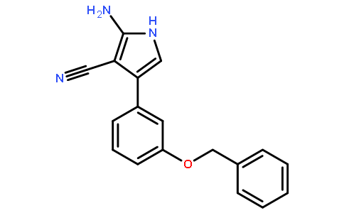 2-氨基-4-(3-(苄氧基)苯基)-1H-吡咯-3-甲腈