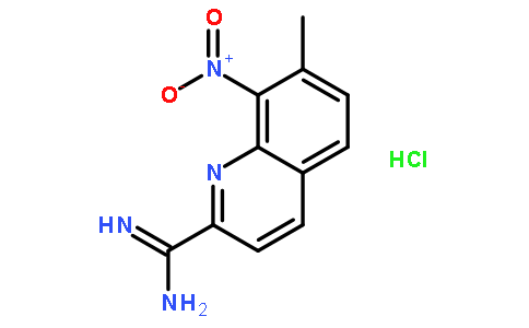 7-甲基-8-硝基喹啉-2-羧酰胺盐酸盐