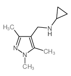 N-[(1,3,5-三甲基-1H-吡唑-4-基)甲基]环丙胺